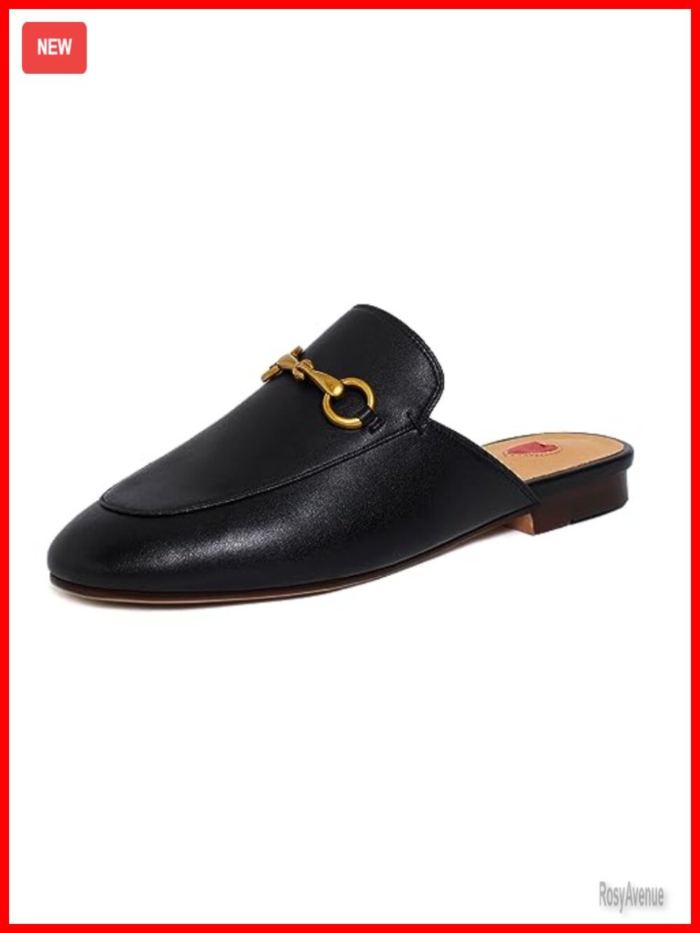 Womens Mules Backless Loafers Slip On Shoes Comfortable Flat Casual Business